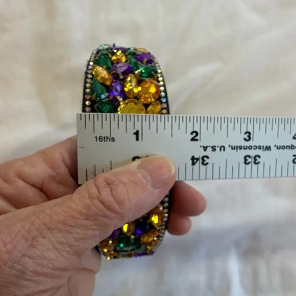 Gemstone Headband rhinestones multicolor - Picture 11 of 13